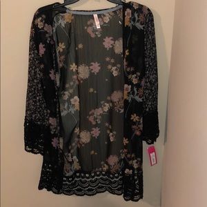 See through cardigan